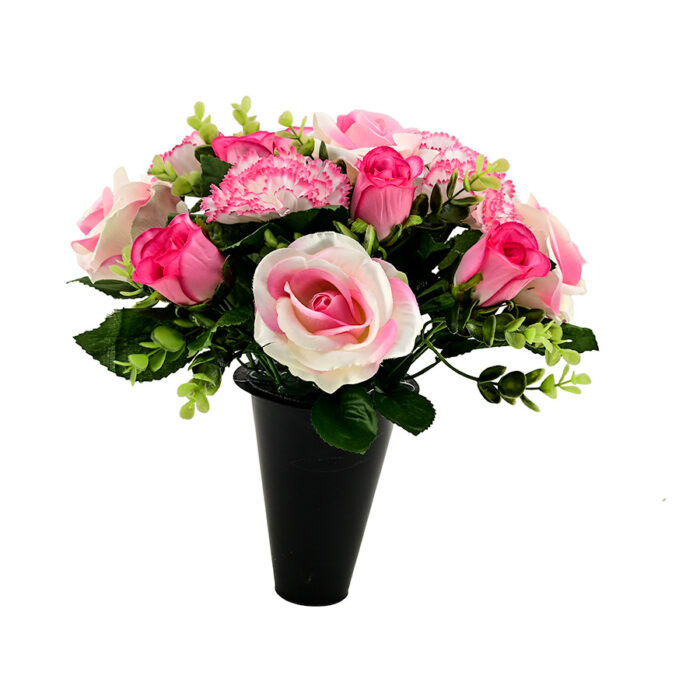 fleurs artificielles rose bouton de rose oeillets